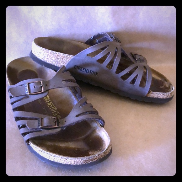 Birkenstock Shoes - BIRKENSTOCK Vegan Strappy Sandals Slides SZ 6